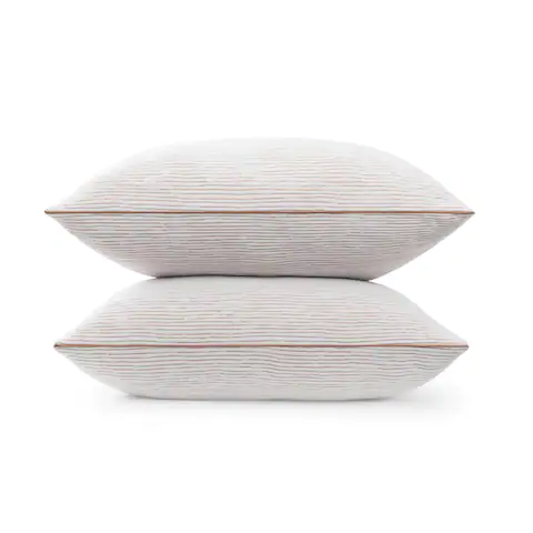 Beautyrest Copper Lux Memory Foam Cluster Jumbo Pillows - Set of 2