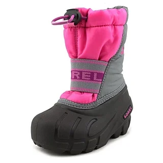 Sorel Cub Youth Round Toe Synthetic Pink Snow Boot
