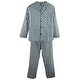 Hanes Men's Broadcloth Long Sleeve Pajama Set - Thumbnail 1