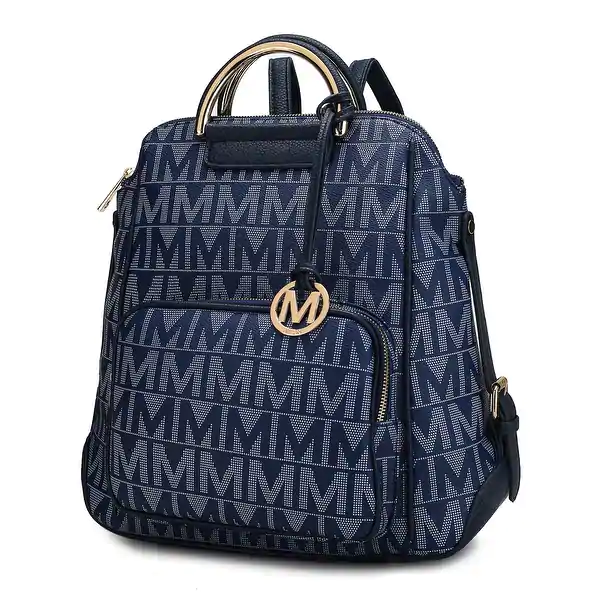 MKF Collection Cora Milan M Signature Trendy Backpack by Mia K.