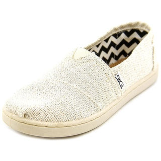 Toms Youth Classic Loafers Round Toe Canvas Loafer