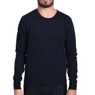 Valentino Men's Crew Neck Sweater Dark Navy Blue
