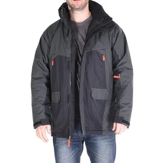 IZOD Men's Hooded Systems 3-In-1 Jacket - Black