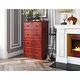 Solid Wood 4-Super Jumbo Drawer Chest with Lock by Palace Imports - Thumbnail 3