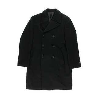 Kenneth Cole New York Mens Wool Blend Long Sleeves Pea Coat - 48L