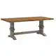 Thumbnail 13, Eleanor Two-tone Rectangular Solid Wood Top Dining Table by iNSPIRE Q Classic. Changes active main hero.