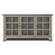 WYNDENHALL Normandy SOLID WOOD 62 inch Wide Transitional Wide Storage Cabinet - 62"w x 18"d x 34" h - Thumbnail 13