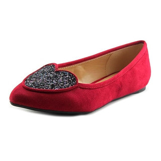Penny Loves Kenny Nookie 2 Women Pointed Toe Synthetic Red Flats