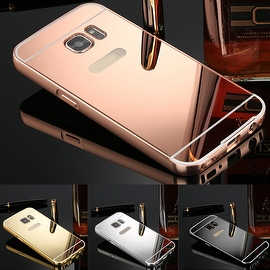 Luxury Aluminum Mirror Hard Phone Case Cover Skin For Samsung Galaxy S6