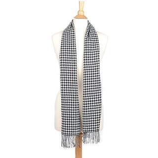 Cashmere Feel Winter Scarf with Fringe