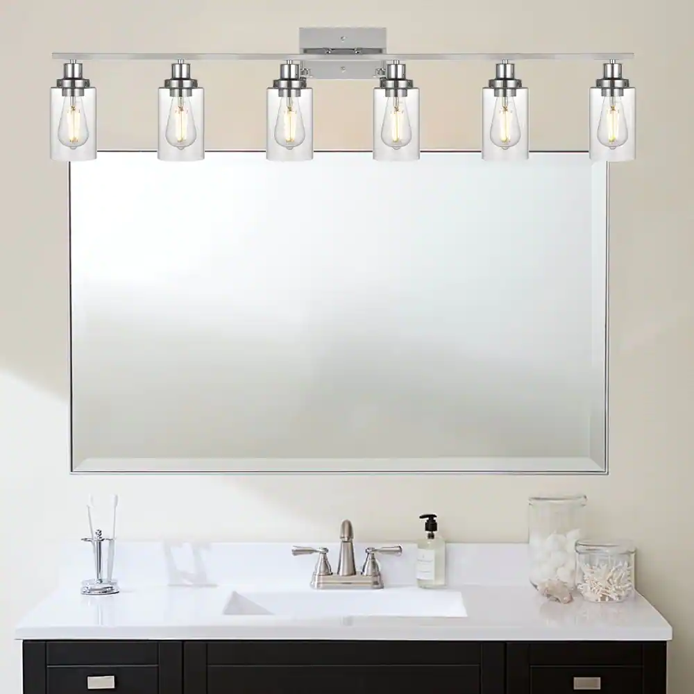 Vinluz Modern 6-lights Vanity Lighting Fixture for Bathroom