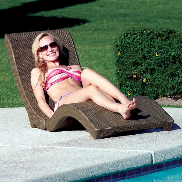 Premium Chaise Poolside and In-Pool Swimming Pool Tanning Lounge