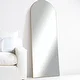 preview thumbnail 16 of 18, Modern Arched Mirror Full-Length Floor Mirror with Stand