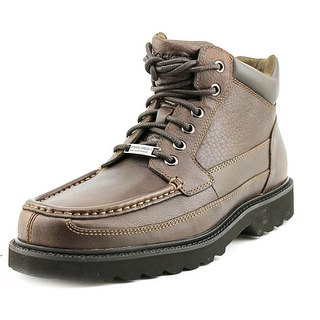 Rockport Dougland Men Moc Toe Leather Brown Boot