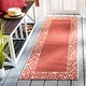 preview thumbnail 14 of 106, SAFAVIEH Courtyard Caryl Indoor/ Outdoor Waterproof Backyard Patio Rug 2'3" x 10' Runner - Red/Natural
