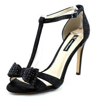 INC International Concepts Reesie 2 Women Open Toe Synthetic Black Sandals