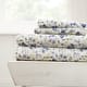 Merit Linens  Premium Blossoms Pattern 4 Piece Bed Sheets Set - Thumbnail 0