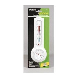 Taylor 5535E Humidiguide & Thermometer, White