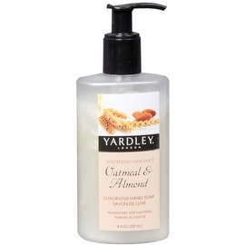 Yardley London Luxurious Hand Soap Traditional Oatmeal & Almond 8.40 oz