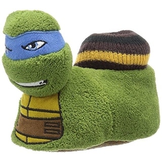 Nickelodeon Boys Ninja Turtle Polyester Novelty Slippers - S