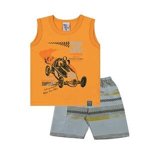 Toddler Boy Outfit Tank Top and Shorts Set Pulla Bulla Sizes 1-3 Years