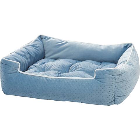 Mina Victory Quilted Pet Bed, (25" x 21" x 7")
