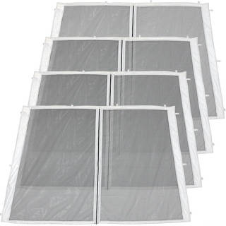 Zippered Mesh Sidewall Kits for 12x12-Foot Quick-Up Canopies