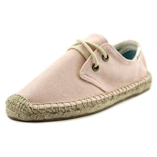 Soludos Lace Up Round Toe Canvas Espadrille