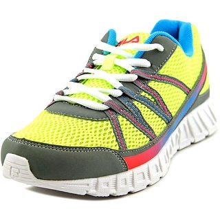 Fila Flicker Youth Round Toe Synthetic Yellow Running Shoe