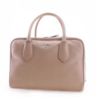 Prada Soft Calf Leather Inside Bag Tote Handbag - Pink - M