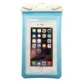 Syba Light Blue PVC/ ABS Lock Neck Strap Water Resistant and Floatable Bag for iPhone/ 5.5-inch Android Smartphone