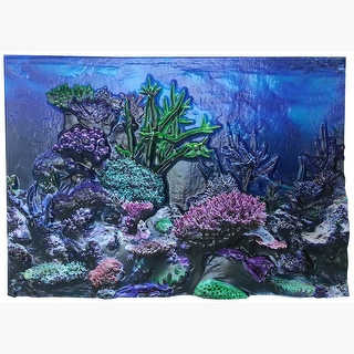 BioBubble 3D Background Coral Reef 20 gallons 24" x 12"