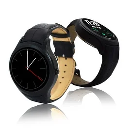 Indigi® A6 Bluetooth 4.0 SmartWatch & Phone - Android 4.4 OS + Pedometer + Heart Monitor + WiFi + GPS (Unlocked)