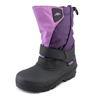 Tundra Quebec Youth Round Toe Synthetic Purple Snow Boot
