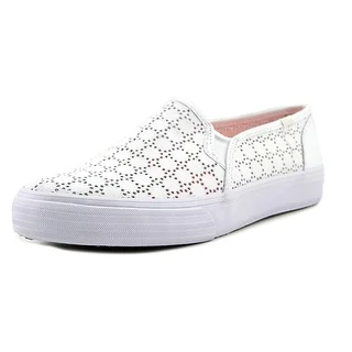 Keds Double Decker Women Round Toe Canvas White Loafer