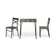Furniture of America Zath Industrial Metal Compact 3-piece Dining Set - Thumbnail 20