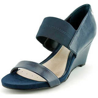 Alfani Maryka Women Open Toe Synthetic Blue Sandals