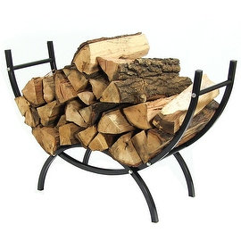 Sunnydaze Curved Firewood Log Rack