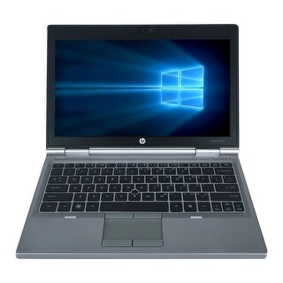 Refurbished HP EliteBook 2570P 12.5" Laptop Intel Core i5-3210M 2.5G 8G DDR3 500G DVDRW Win 10 Pro 1 Year Warranty - Silver