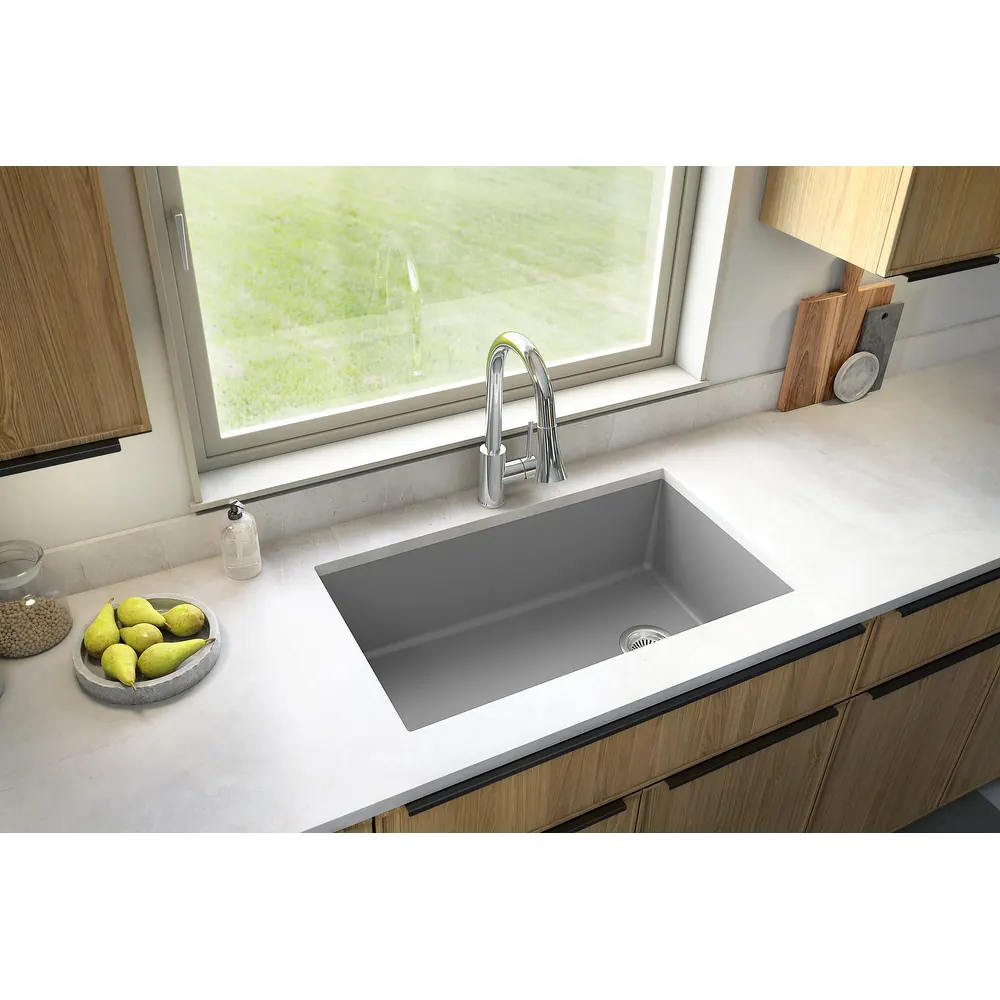 Karran Undermount Quartz Single-bowl Kitchen Sink