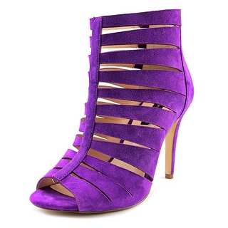 INC International Concepts Romeyo Women Open Toe Suede Purple Sandals