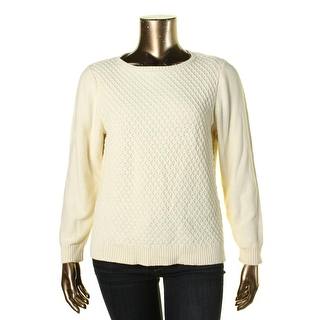 Karen Scott Womens Knit Cotton Pullover Sweater