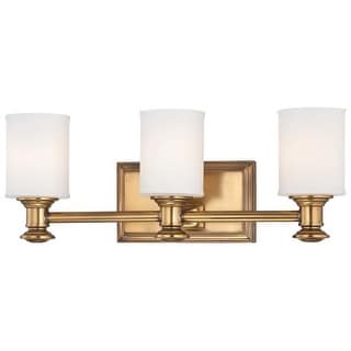 Minka Lavery 5173 3 Light Bathroom Vanity Light with Etched Opal Shade from the Harbour Point Collection