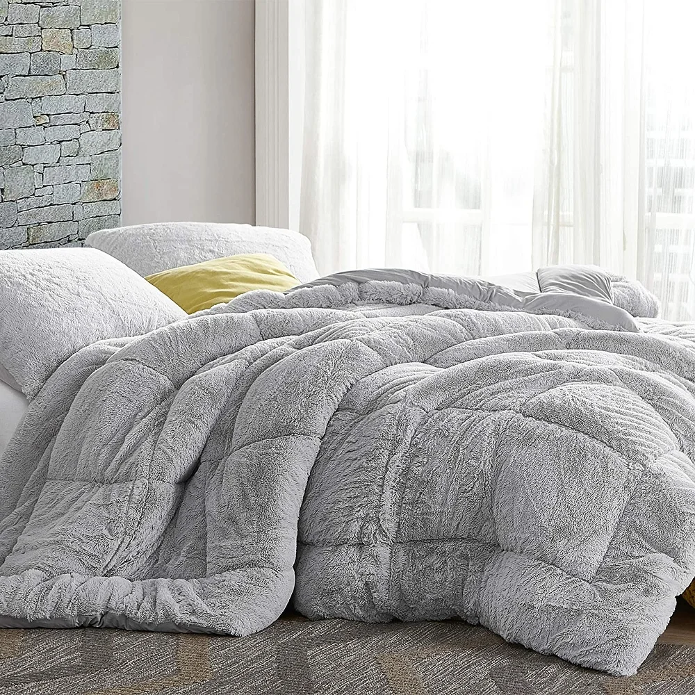 Are You Kidding Bare Coma Inducer Antarctica Grey Oversized Comforter