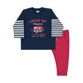 Baby Boy Outfit Long Sleeve Shirt and Pants Set Pulla Bulla Sizes 3-12 Months