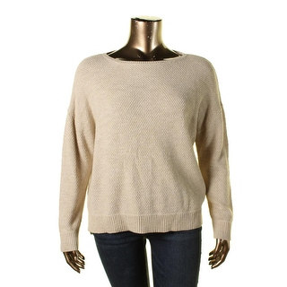 LRL Lauren Jeans Co. Womens Cotton Ribbed Trim Pullover Sweater - XL