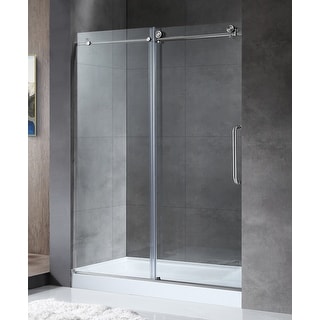Link to ANZZI Leon Brushed Nickel 60" x 76" Frameless Sliding Shower Door Similar Items in Kitchen Appliances
