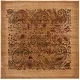 preview thumbnail 8 of 28, SAFAVIEH Lyndhurst Berdi Traditional Oriental Paisley Rug 4' x 4' Square - Beige/Multi