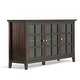 WYNDENHALL Normandy SOLID WOOD 62 inch Wide Transitional Wide Storage Cabinet - 62"w x 18"d x 34" h - Thumbnail 46