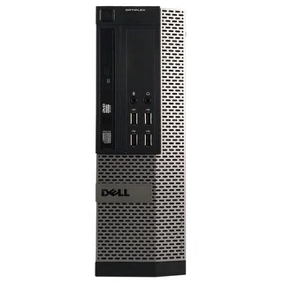 Dell OptiPlex 990 Desktop Computer SFF Intel Core I3 2100 3.1G 16GB DDR3 2TB Windows 7 Pro 1 Year Warranty (Refurbished) - Black